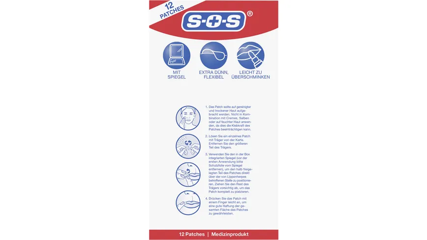 SOS Lippen-Herpes-Patch