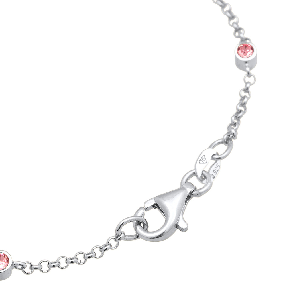 Elli Elli Bracelet Femmes Basic Filigrane Combinable avec cristaux en argent sterling  Bracelet