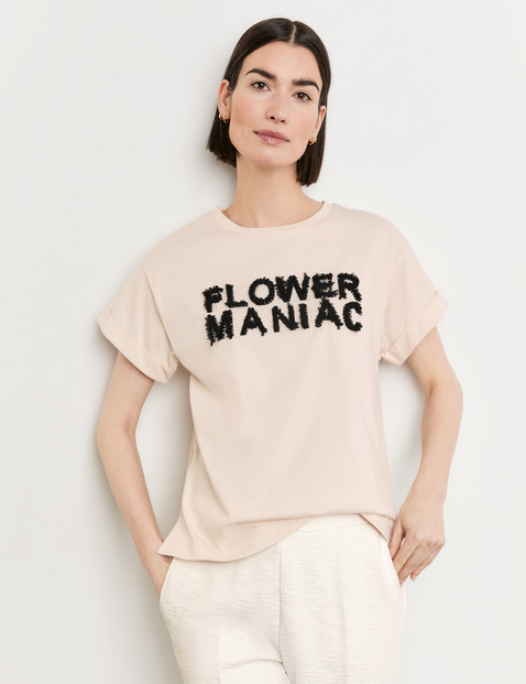 T-Shirt mit 3D-Wording
