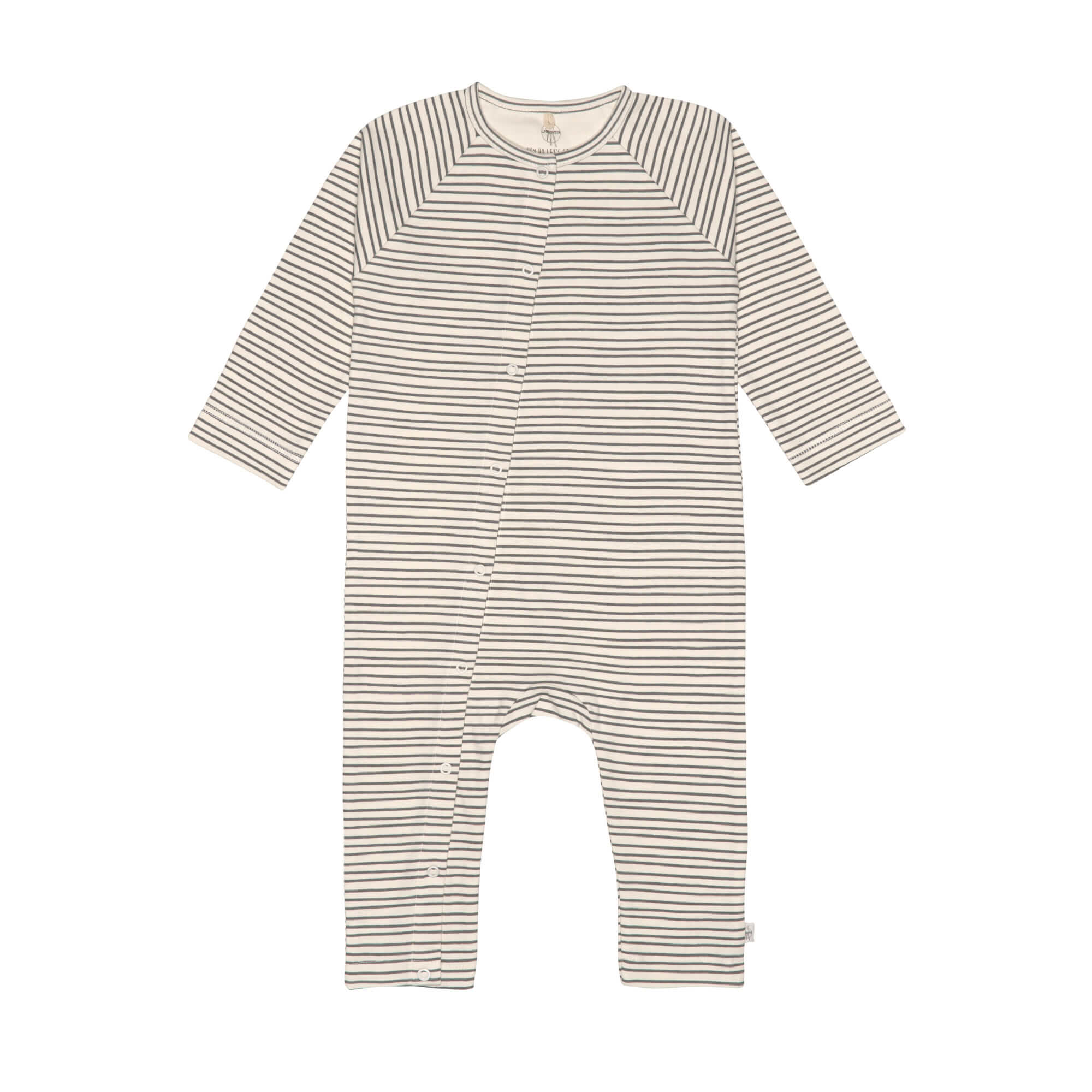 Baby Schlafanzug - Bio Baumwolle, Striped, Grau