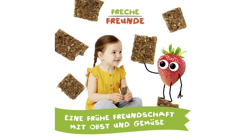 Freche Freunde Bio Fruchtiger Haferriegel Erdbeere 6x30g 180 g