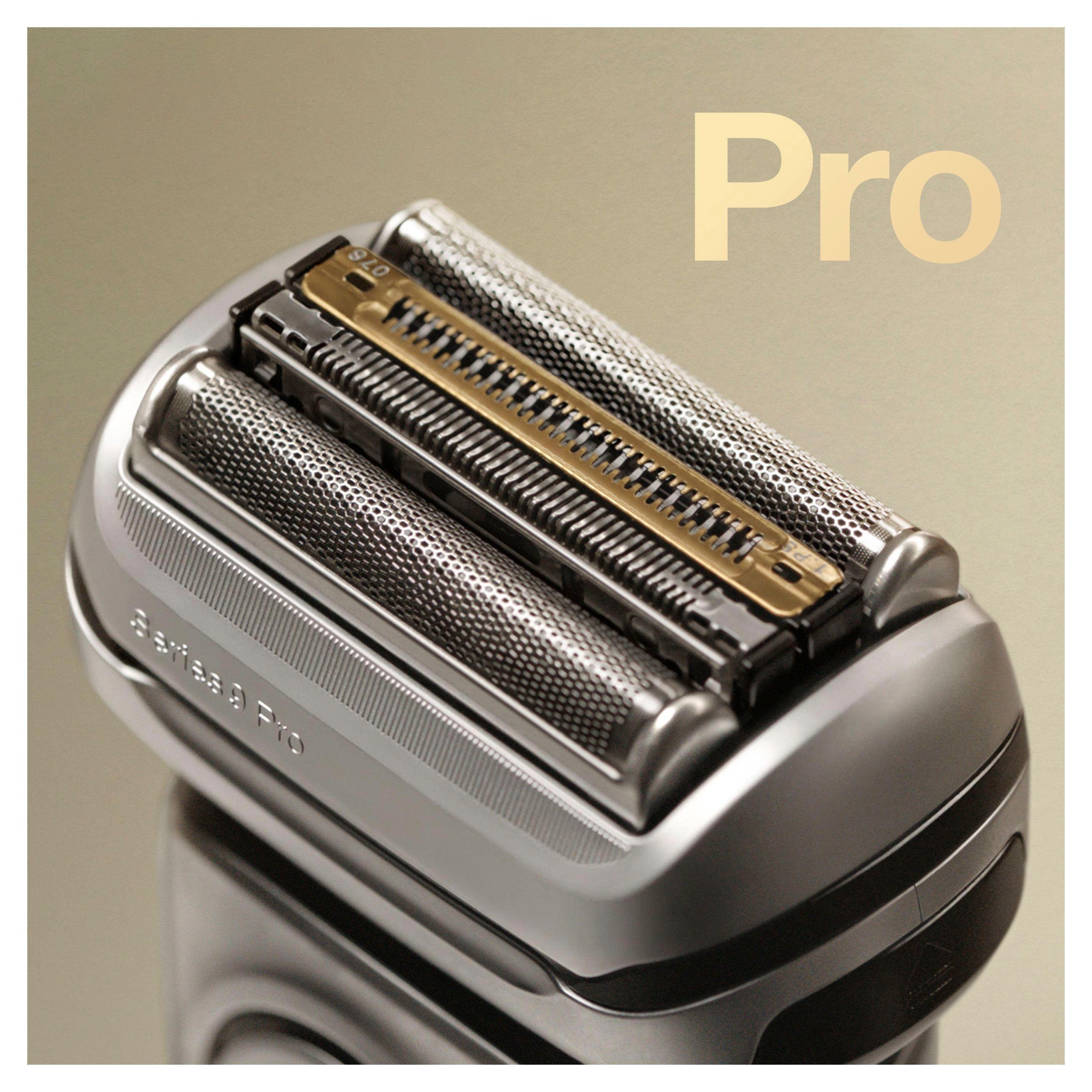 Braun Elektrorasierer Series 9 Pro 9477cc, 5-Stufen-Reinigungs- und Ladestation, Aufsätze: 1, Wet&Dry, 4+1 Scherkopf