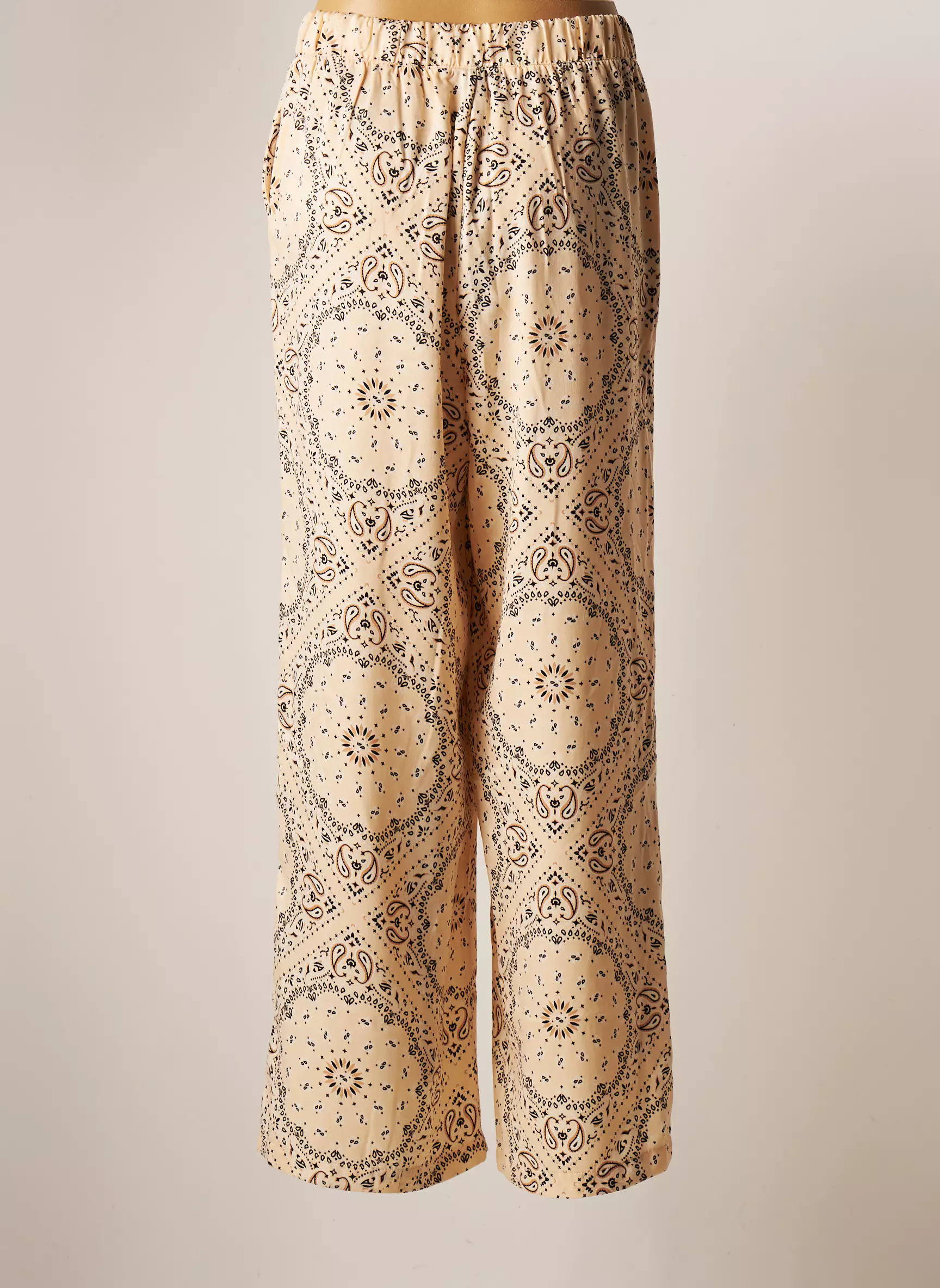 Vero Moda Pantalons Larges Femme couleur beige