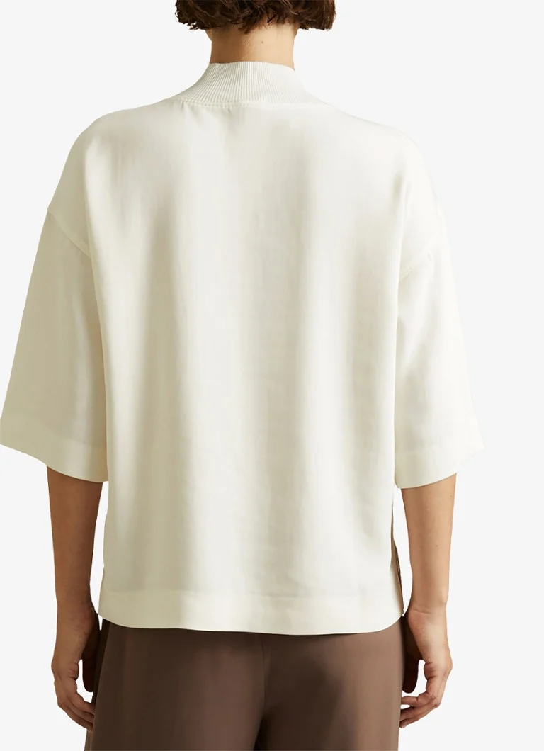 Reiss Amaya oversized top with turtleneck