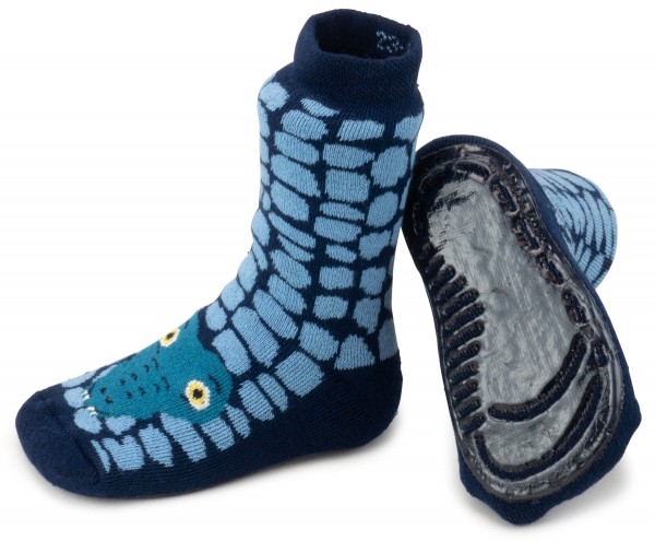 Ewers ~ Stoppersocke SoftStep ~ Schlange blau