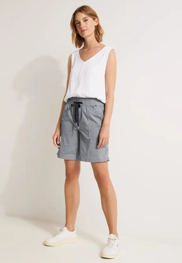 Street One Gestreifte Loose Fit Bermuda