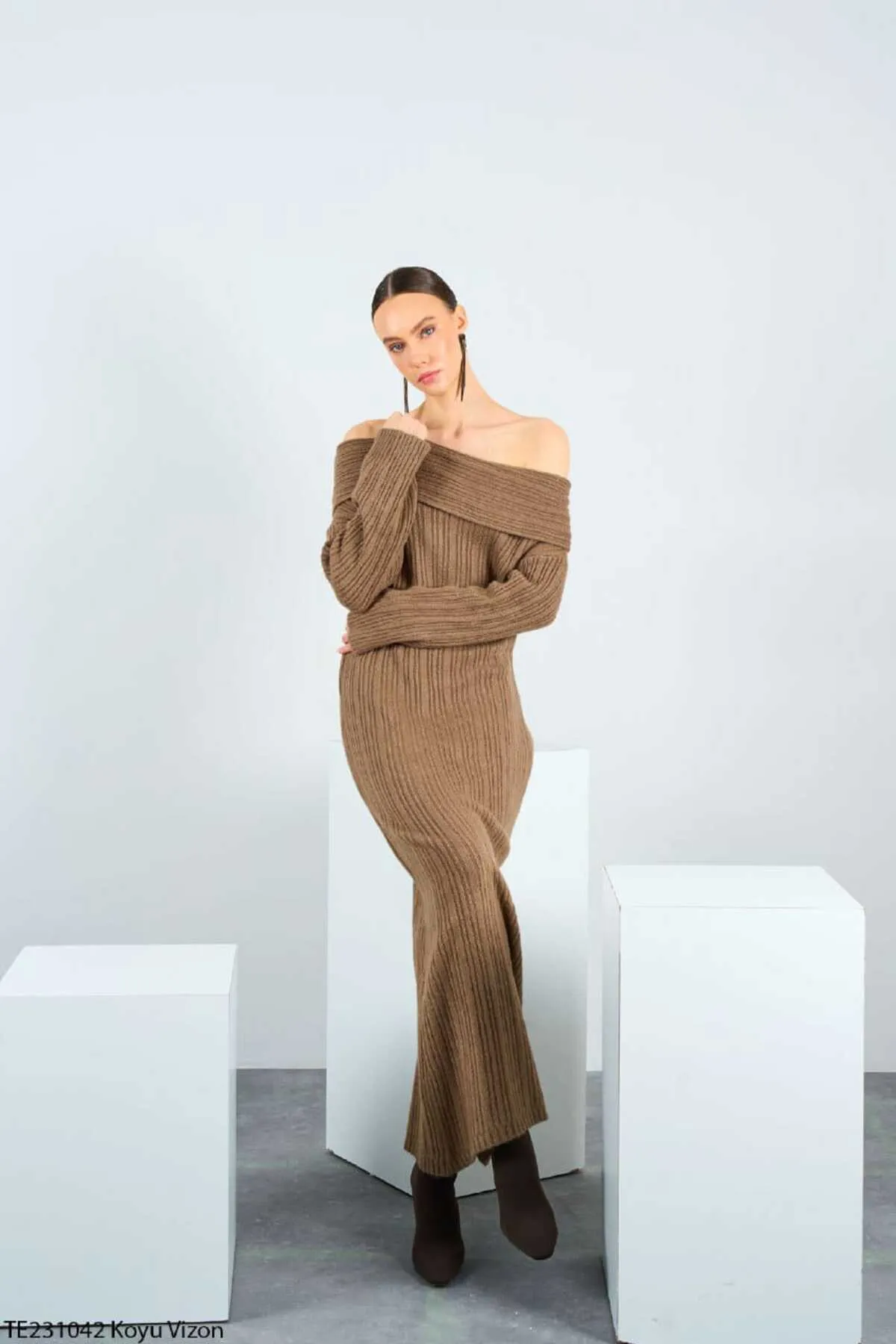My Blog  Kleid - Braun - Meerjungfrau-Linie