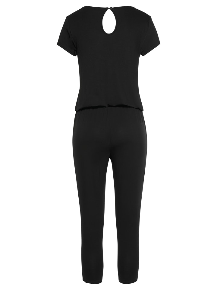 LASCANA 7/8-Overall in schwarz günstig kaufen