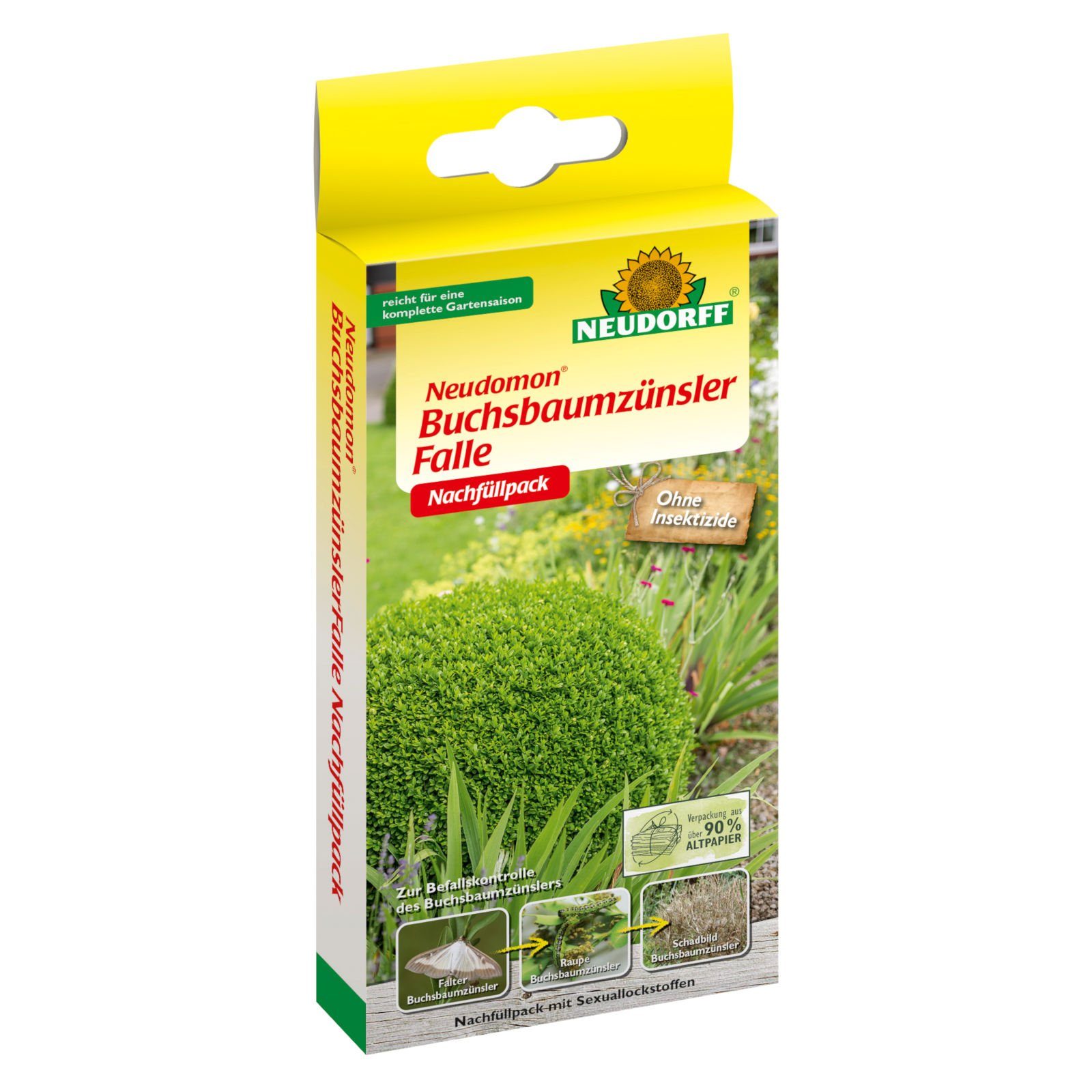 Neudorff Insektenfalle Neudomon BuchsbaumzünslerFalle Nachfüllpack