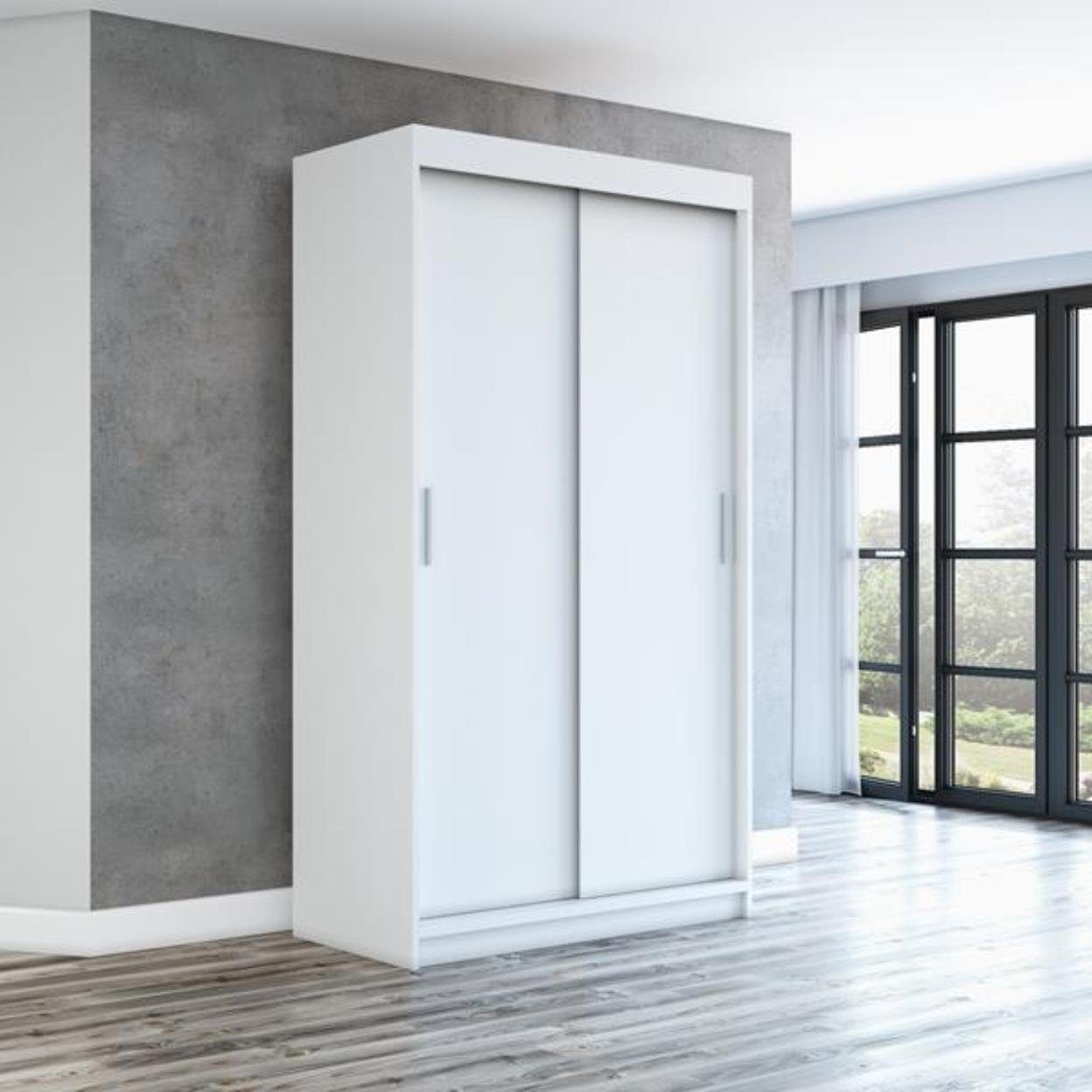 A&J MöbelLand GmbH Schwebetürenschrank PAX 2-türig Schrank
