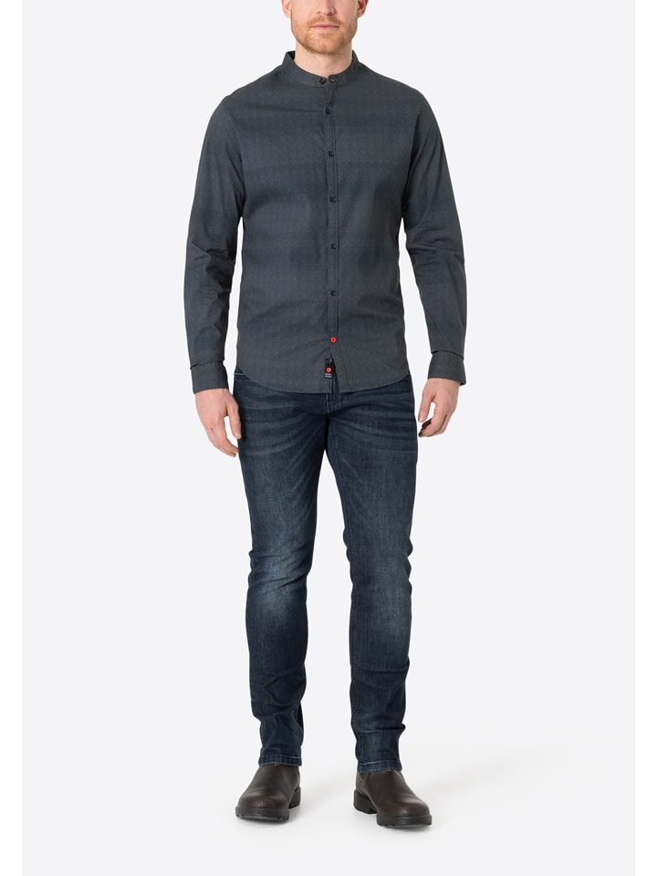 Timezone Hemd - Regular fit -  in Anthrazit günstig kaufen