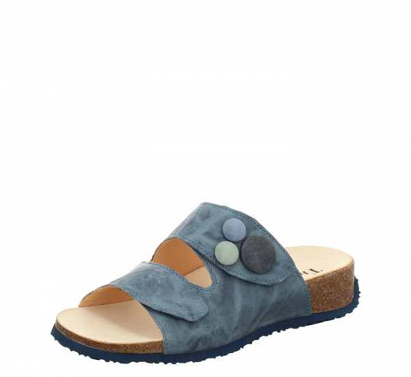 MIZZI Pantolette - Denim/Kombi