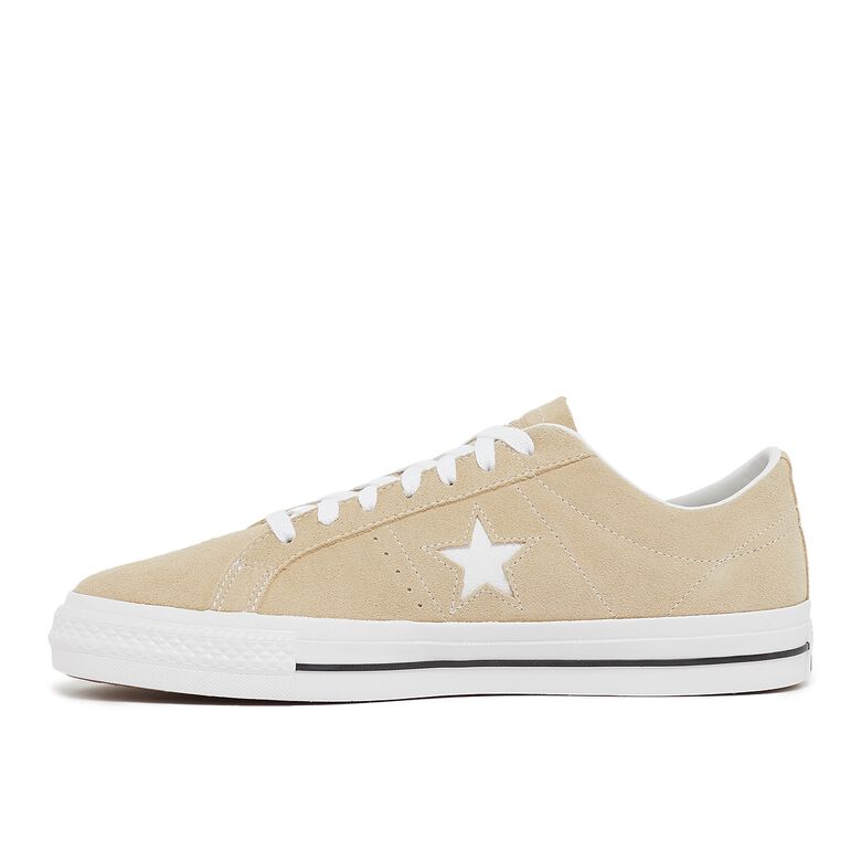 Converse One Star Pro Classic Suede oat milk/white/black
