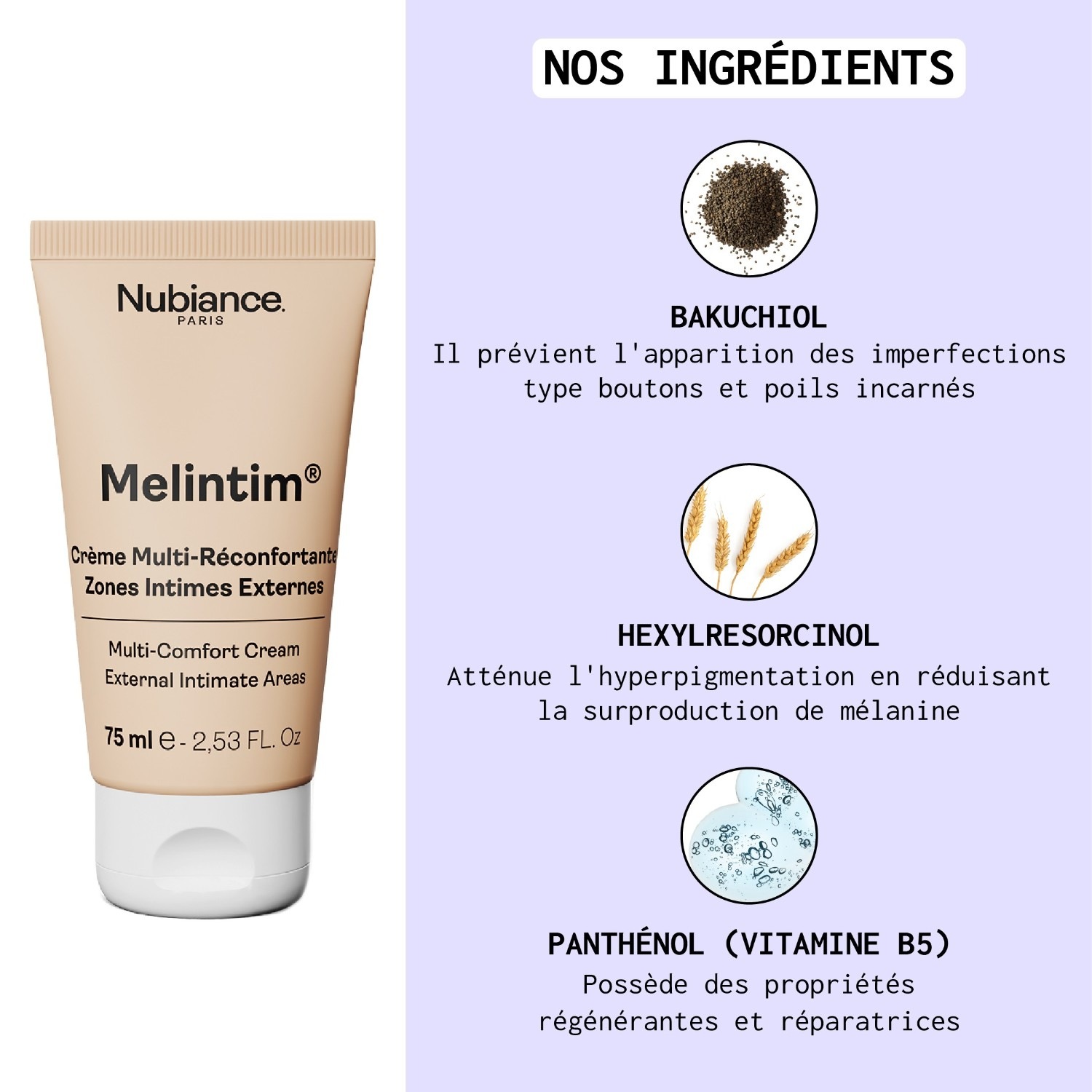 Nubiance Melintim® - Crema multi-confortante per le zone intime esterne