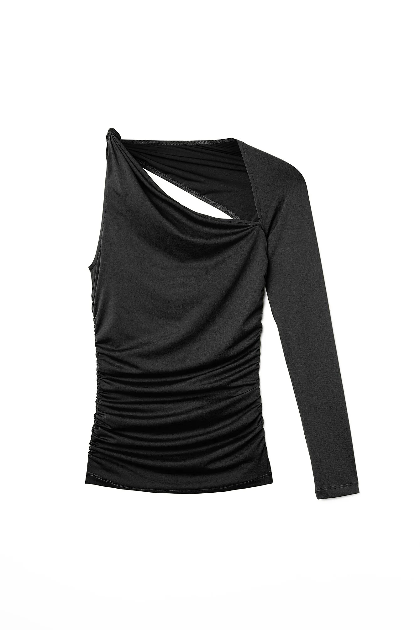 Einärmeliges Jersey-Oberteil
