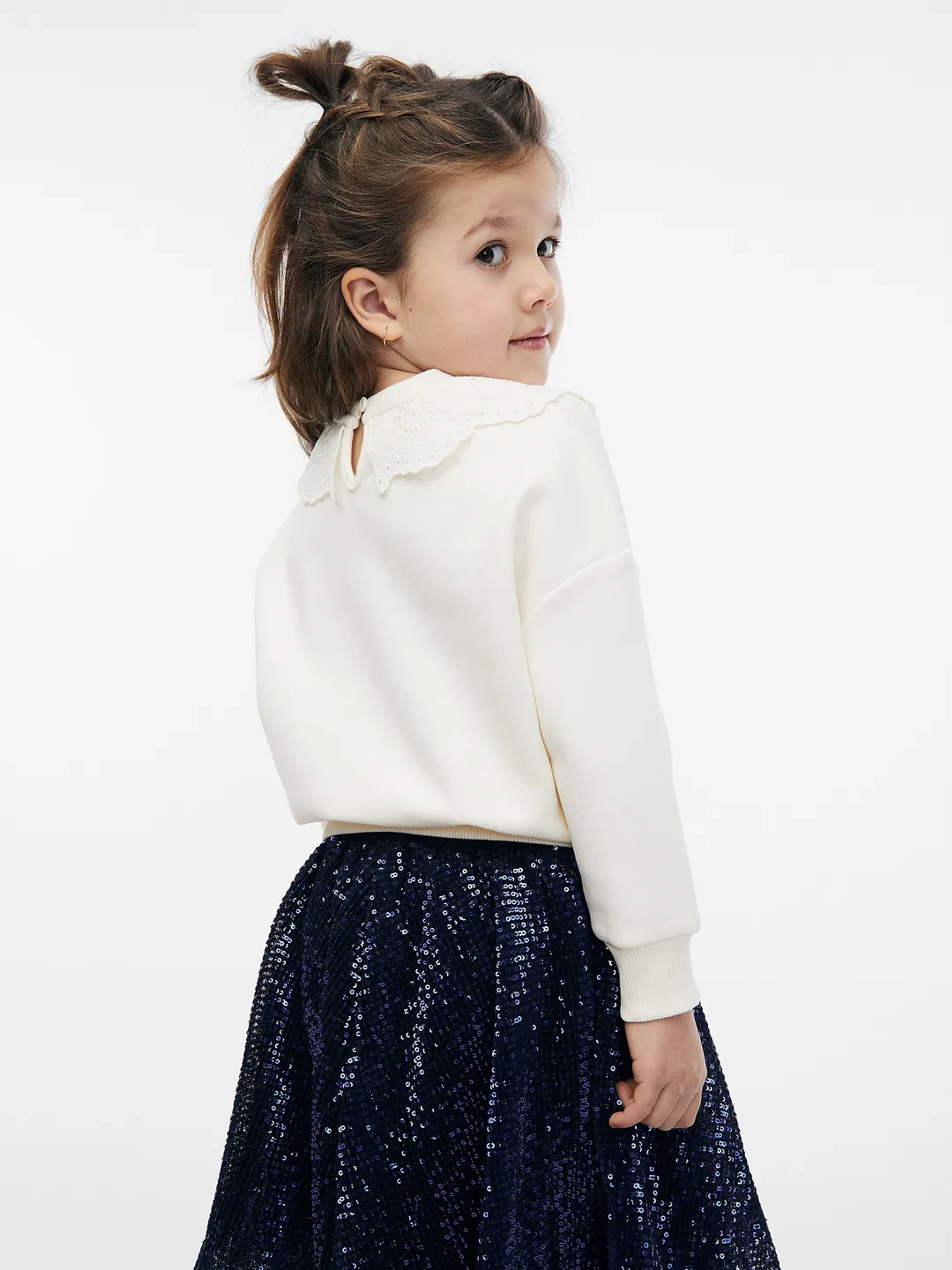 Cremefarbenes Mädchen-Sweatshirt ORSAY