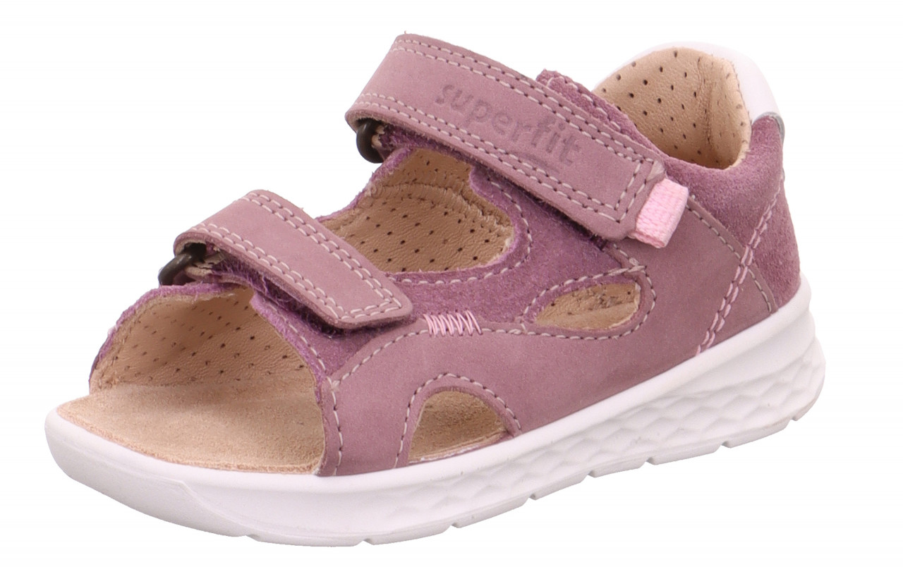 LAGOON - Lila/Rosa Sandale mit Klettverschluss