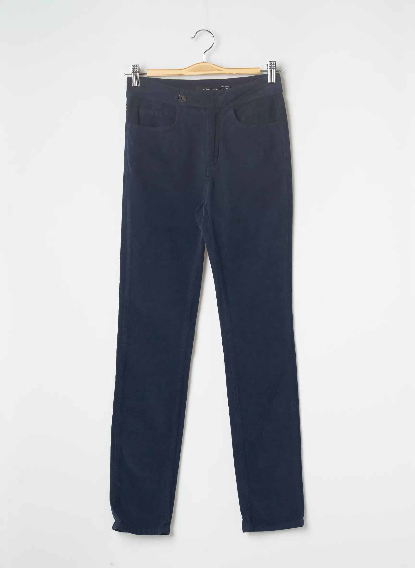 Lauren Vidal Pantalons Chino Femme couleur bleu
