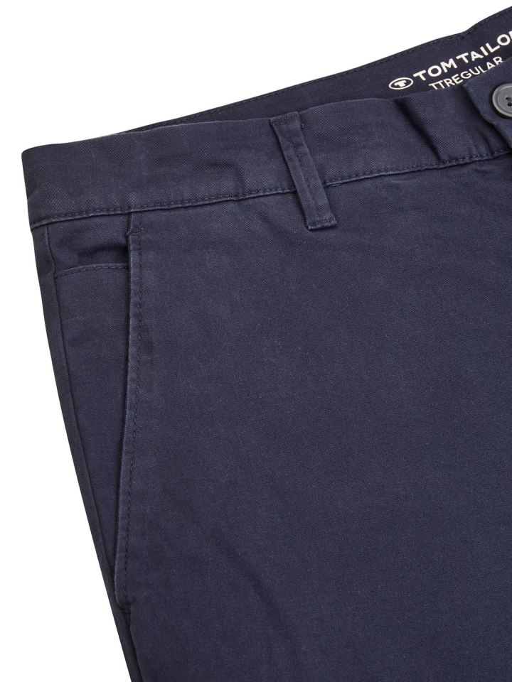 Tom Tailor Stoffhose / Chino TT Chino SMU regular/straight in Blau günstig kaufen