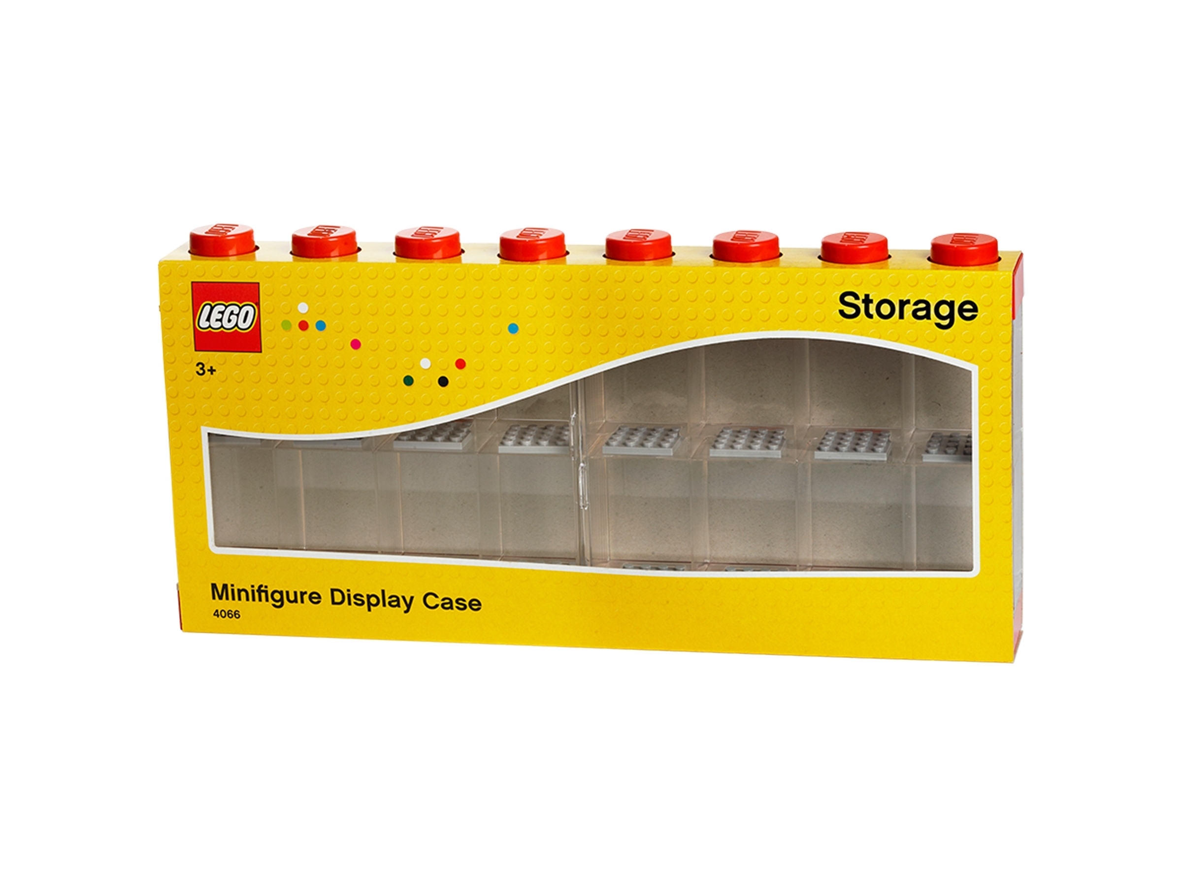 Schaukasten für 16 Minifiguren in Rot 5006154