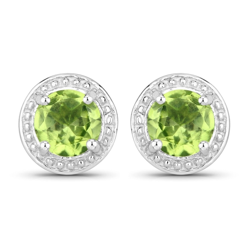 Rafaela Donata Boucles doreilles Argent sterling Vert en Argent Bijoux