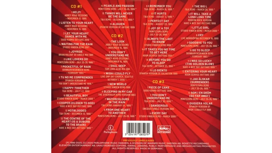 Bag Of Trix (Music From The Roxette Vaults) Softpak