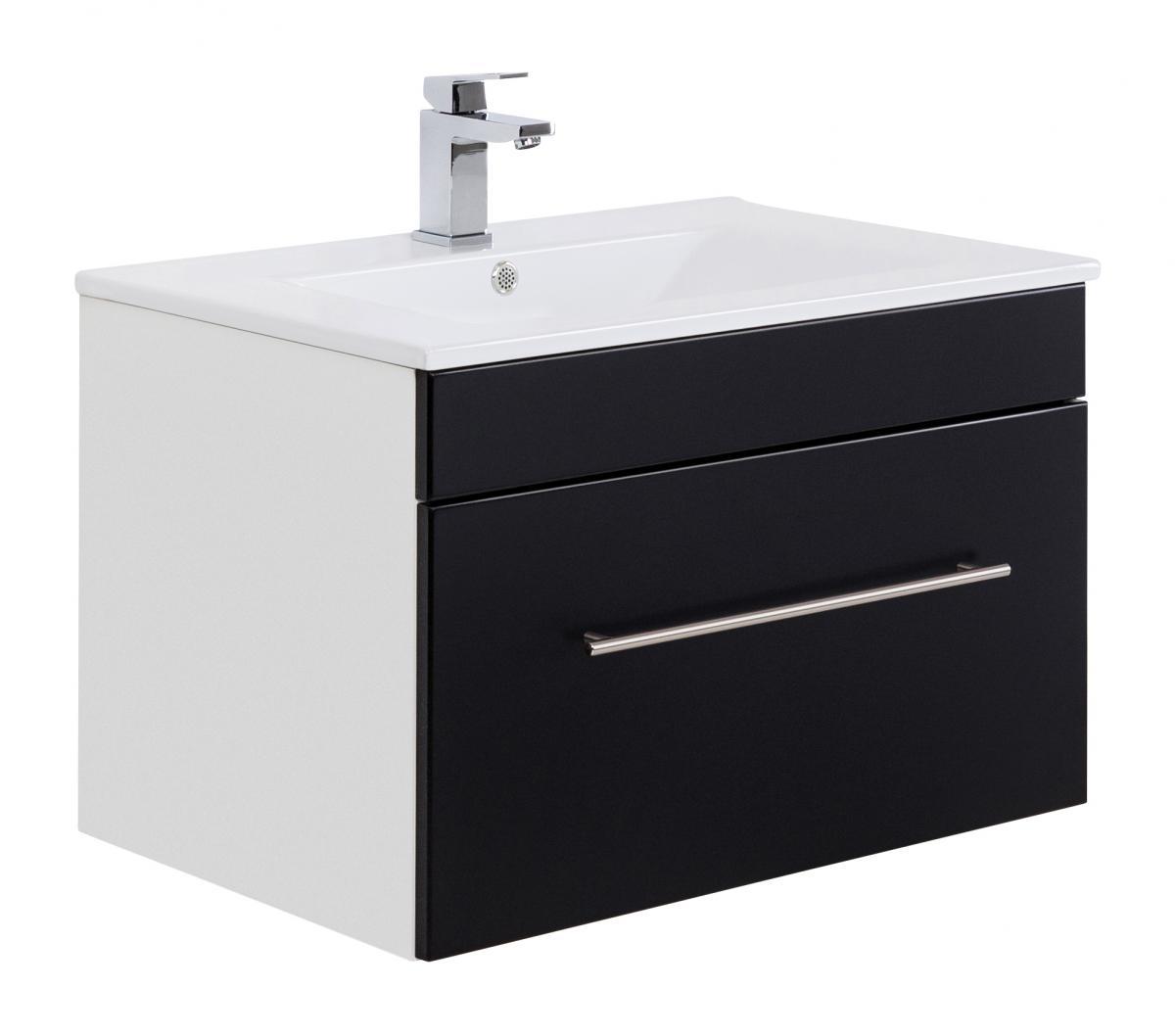 Posseik Badmöbel VIVA 75 schwarz