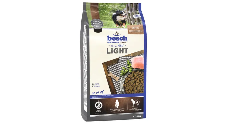 bosch Dog Hundetrockenfutter Light 1 kg 1 kg