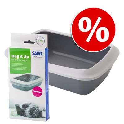 Savic Katzentoilette Iriz mit Rand - 42 cm