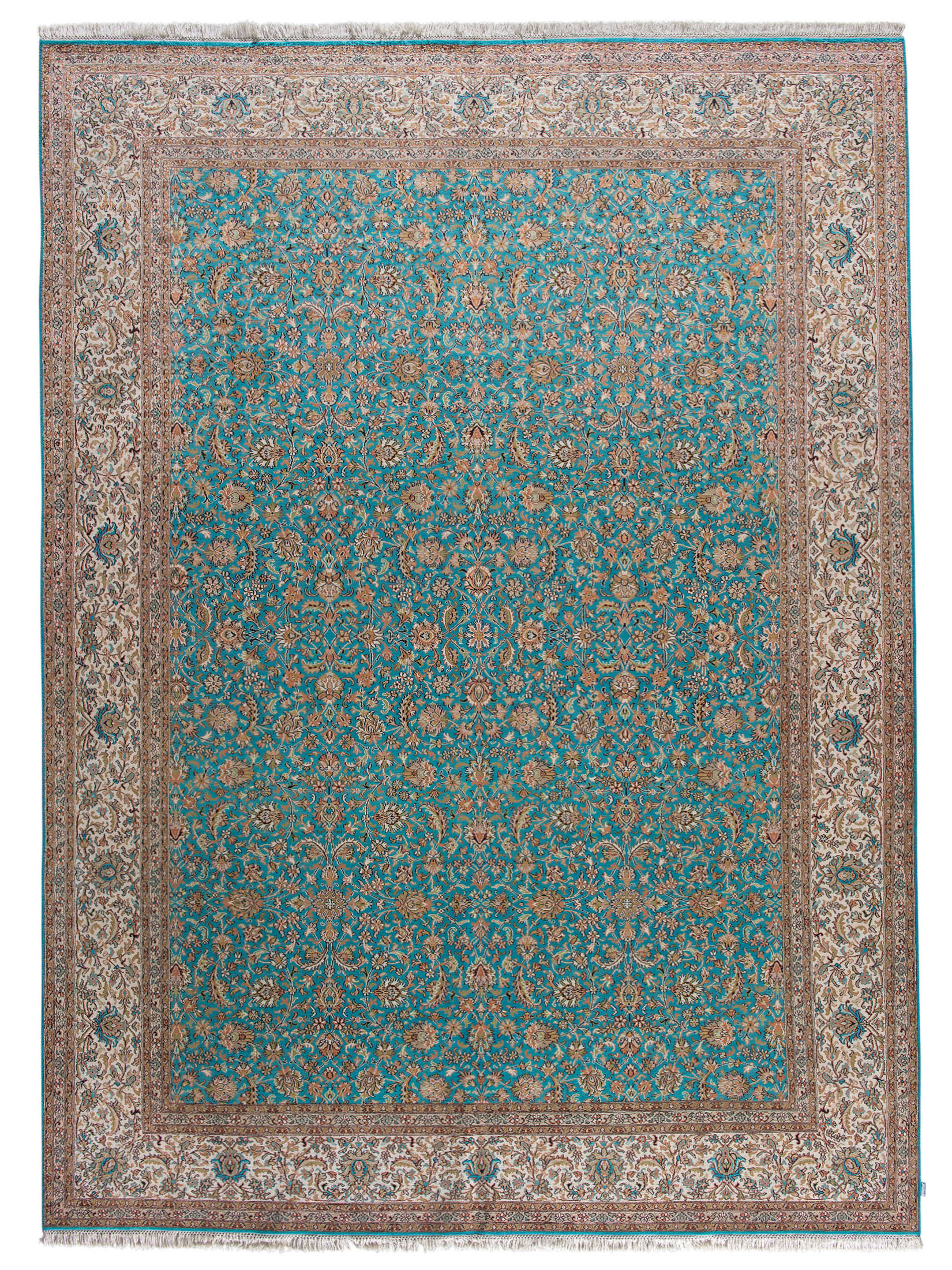 Kaschmir Seide 18/18 ca. 246 x 340 cm, Unikat / Einzelstück