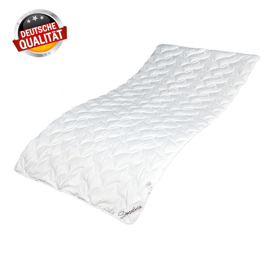 Matratzenauflage Unterbett Topper Matratzen Spannauflage Baumwolle 95° Wäsche Sympathica