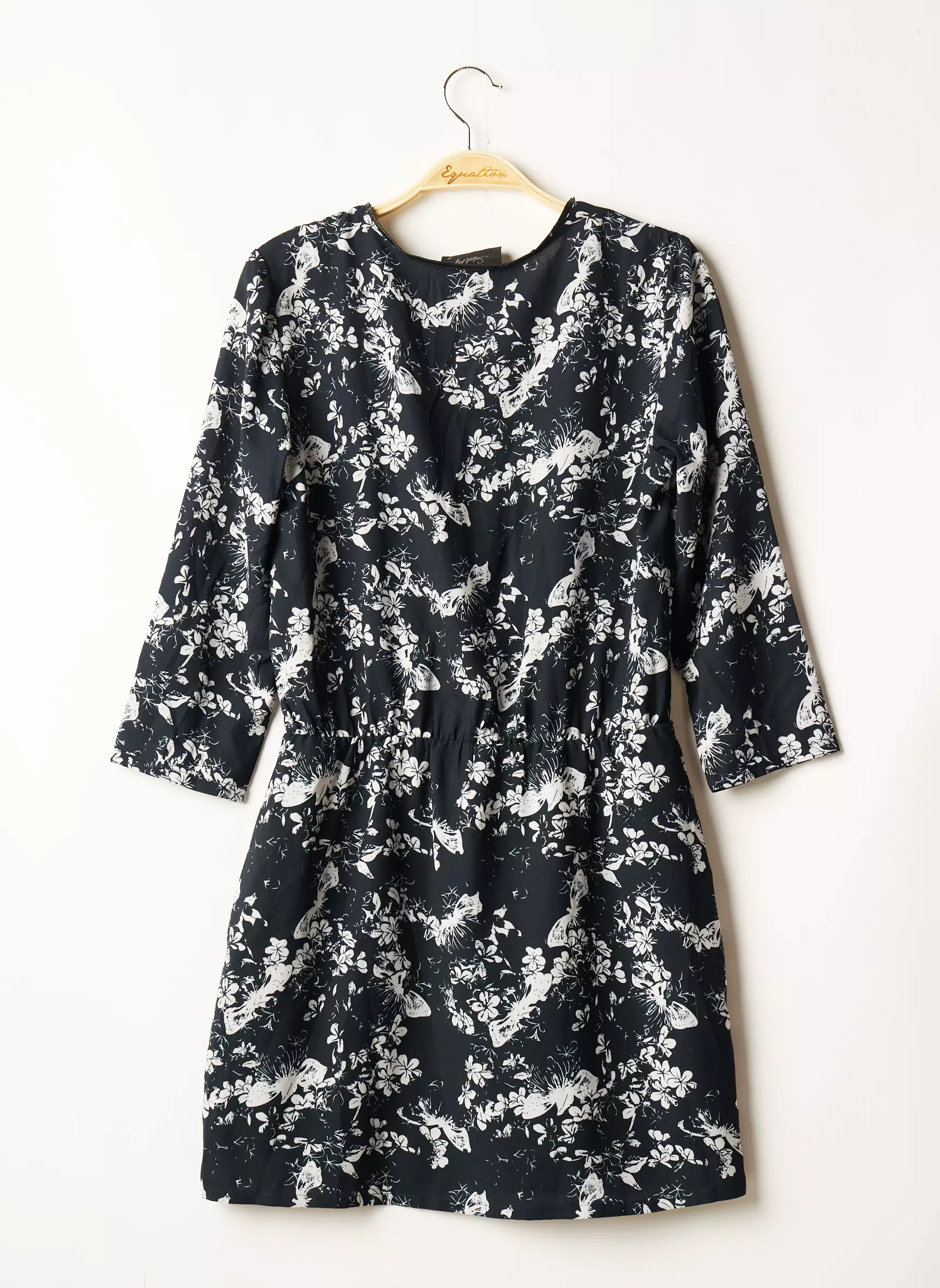 School Rag Robes Courtes Femme couleur noir