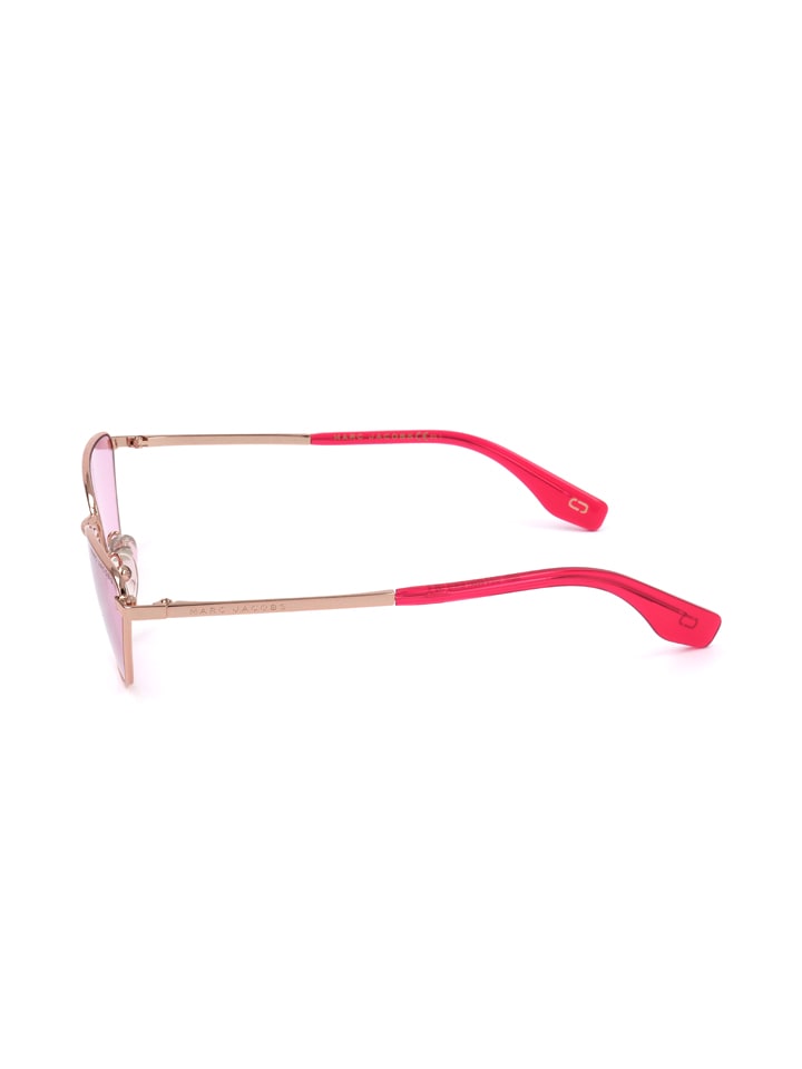 Marc Jacobs Damen-Sonnenbrille in Gold-Pink/ Rosa günstig kaufen 57