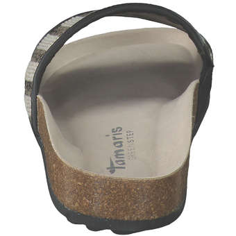 Tamaris Pantolette in schwarz