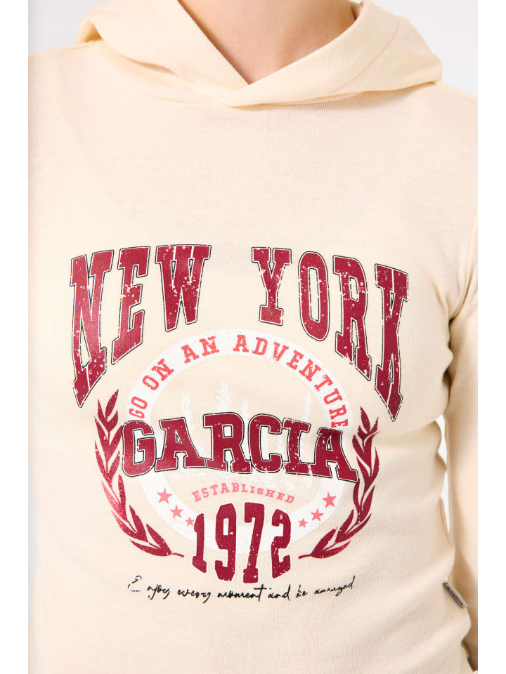 Garcia Kapuzenshirt langarm in soft vanilla günstig kaufen