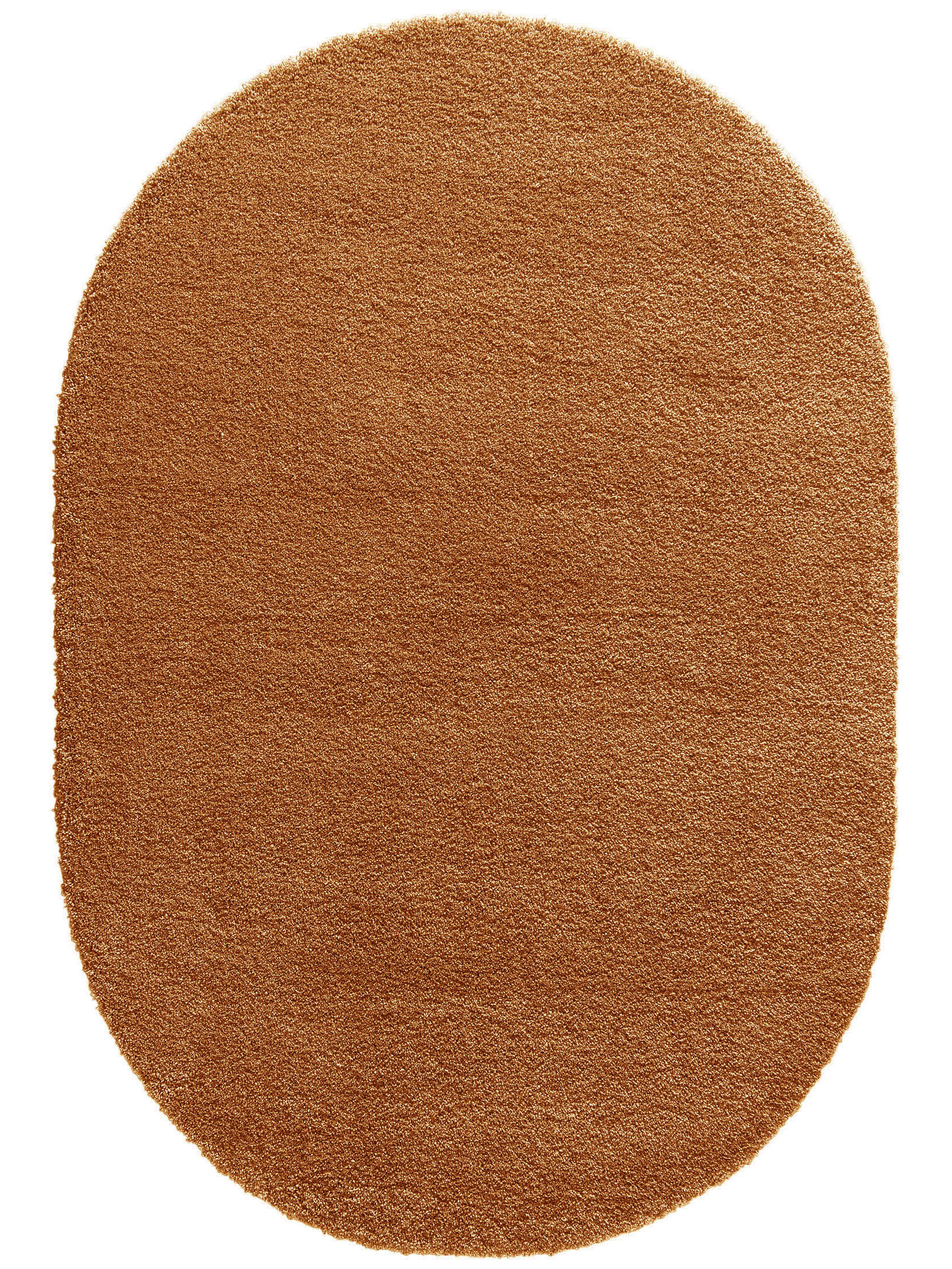 Lounge Hochflor-Teppich, Cognac