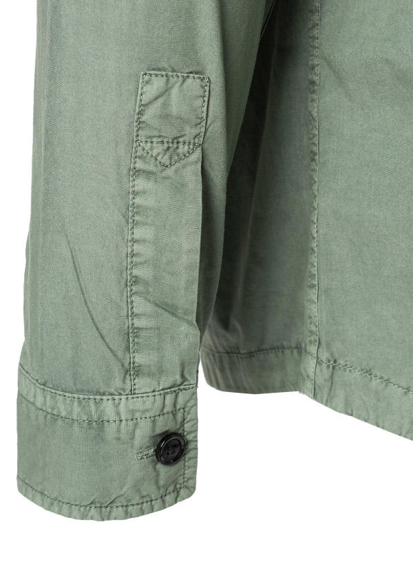 BOSS Orange, Overshirt, Baumwolle, grün
