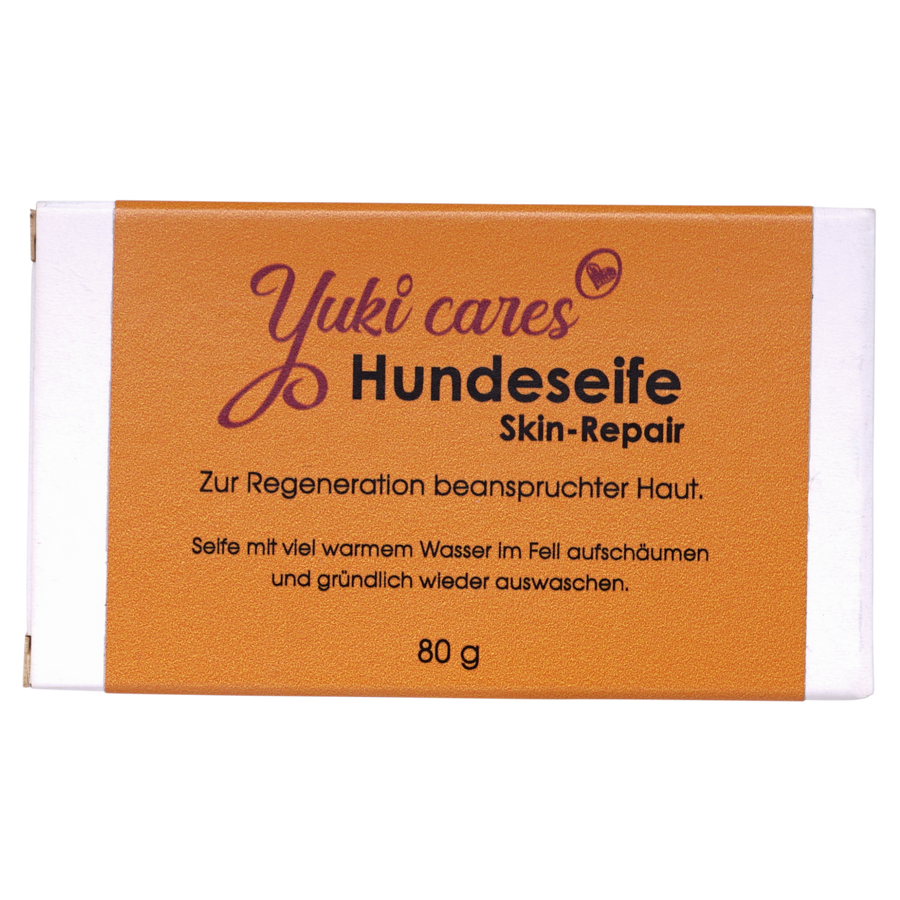 Yuki Cares Fellpflege Yuki Cares Hundeseife Skin Repair 80g
