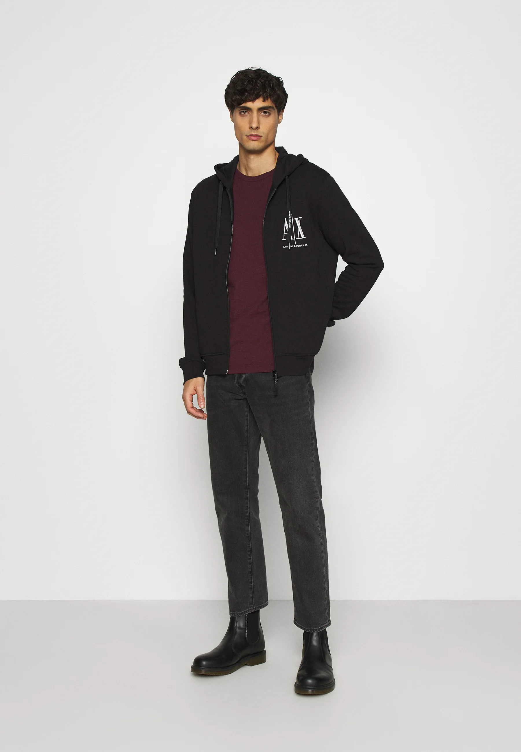 Sudadera con cremallera de Armani Exchange