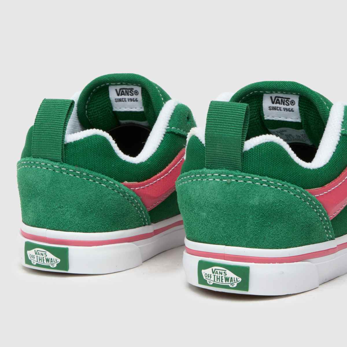 Vans mörkgröna knu skool Girls Junior trainers