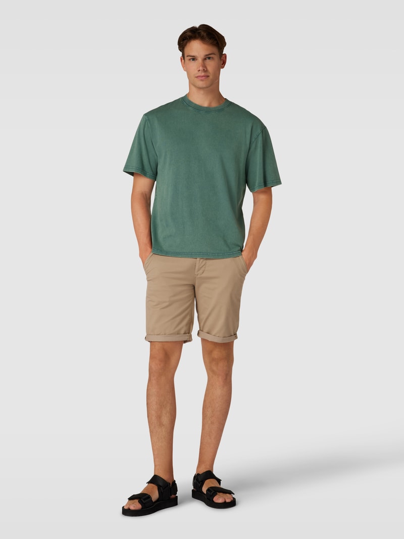 Chinoshorts inklusive Gürtel Modell 'Mike' in beige