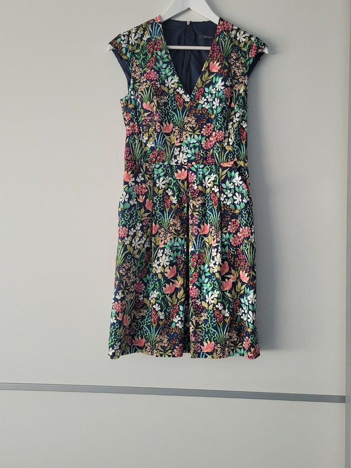ESPRIT COLLECTION Kleid in Dunkelblau günstig kaufen 34