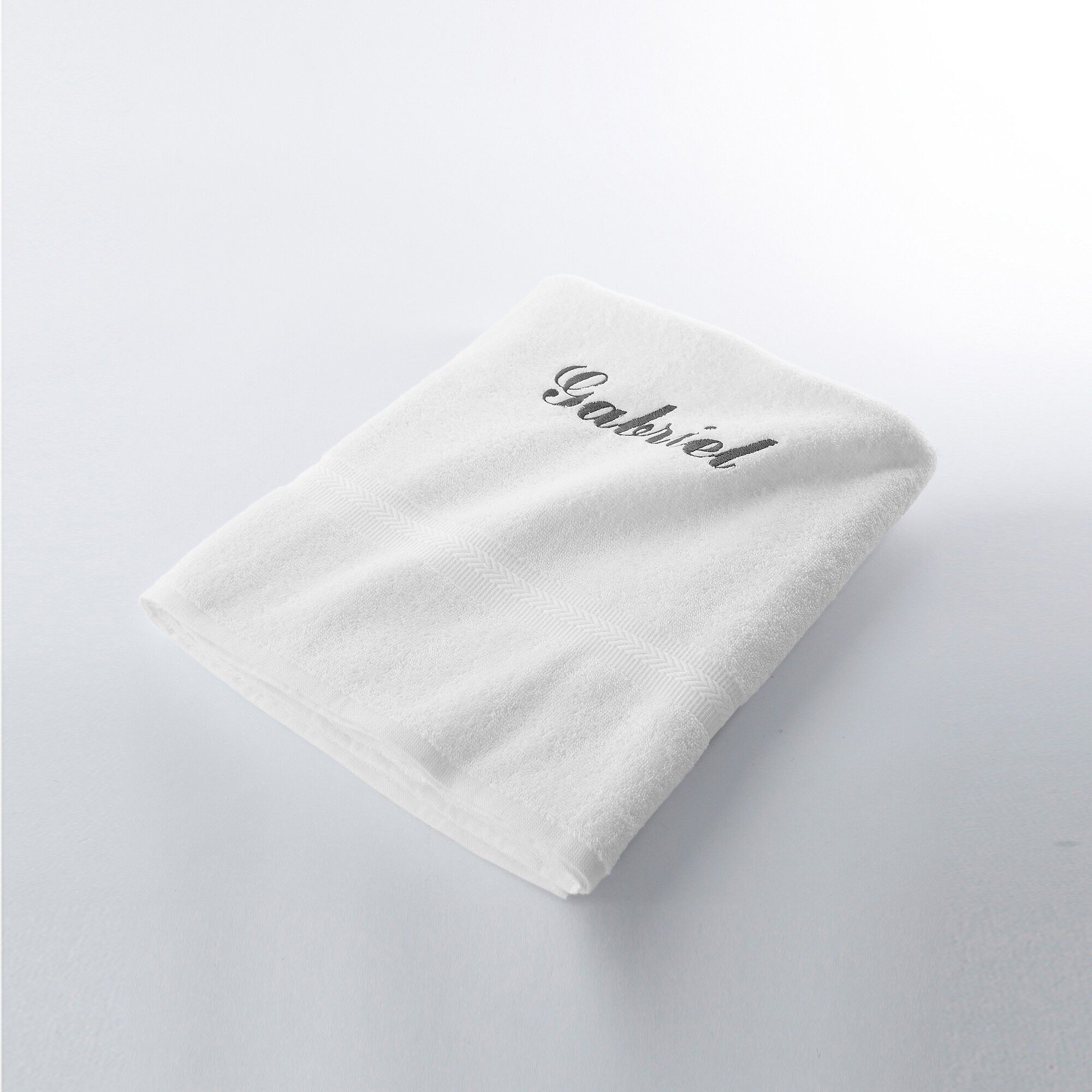 Serviette éponge personnalisable confort moelleux