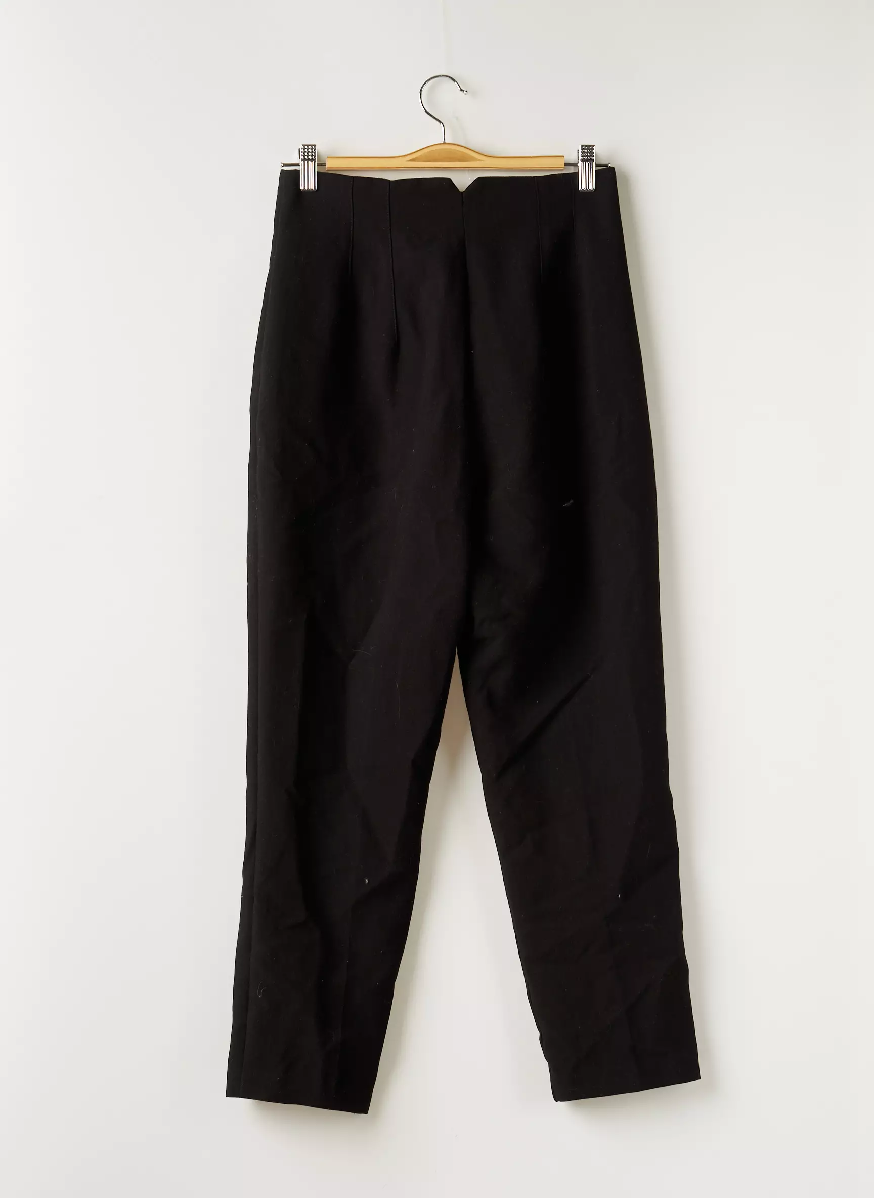 Zara Pantalons Slim Femme couleur noir