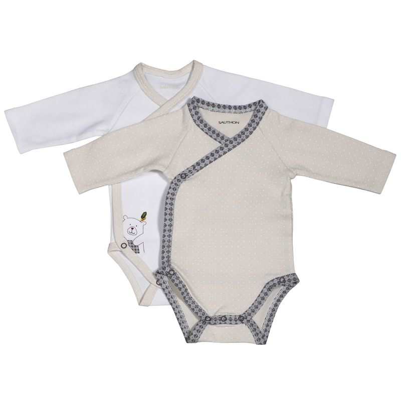 Lot de 2 bodies manches longues Timouki