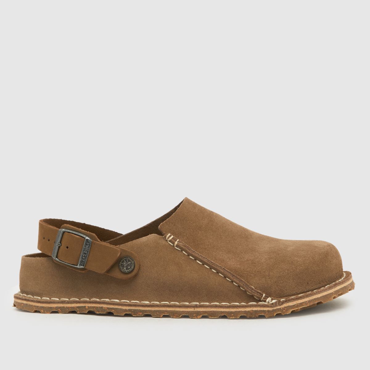 BIRKENSTOCK lutry cokle sandali v taupe barvi