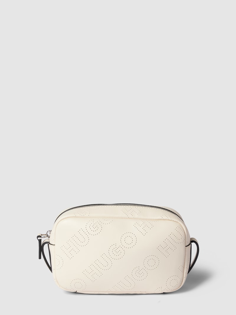 Crossbody Bag mit Logo-Muster Modell 'Chris' in offwhite