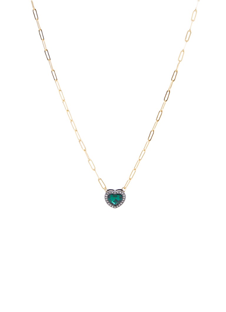 Kurt Geiger Crystal Heart necklace with pendant