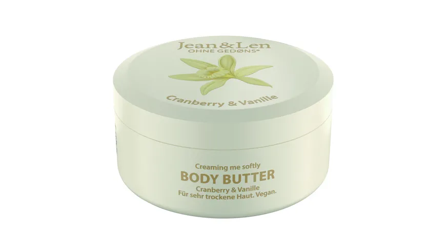 Jean&Len Body Butter Cranberry/Vanille 200 ml