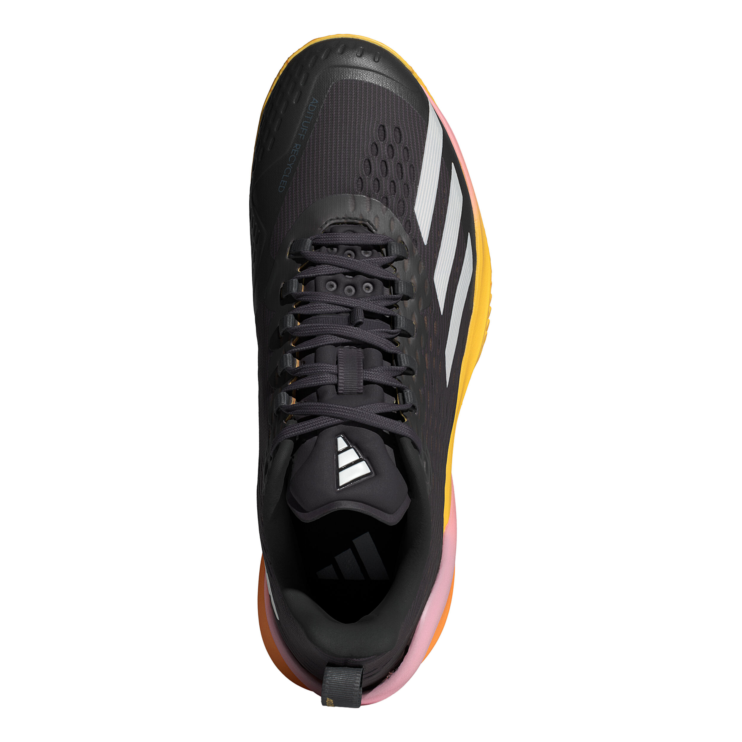 Adizero Cybersonic Sandplatzschuh Herren - Schwarz, Orange